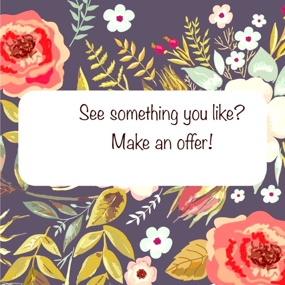 Reasonable offers welcome!